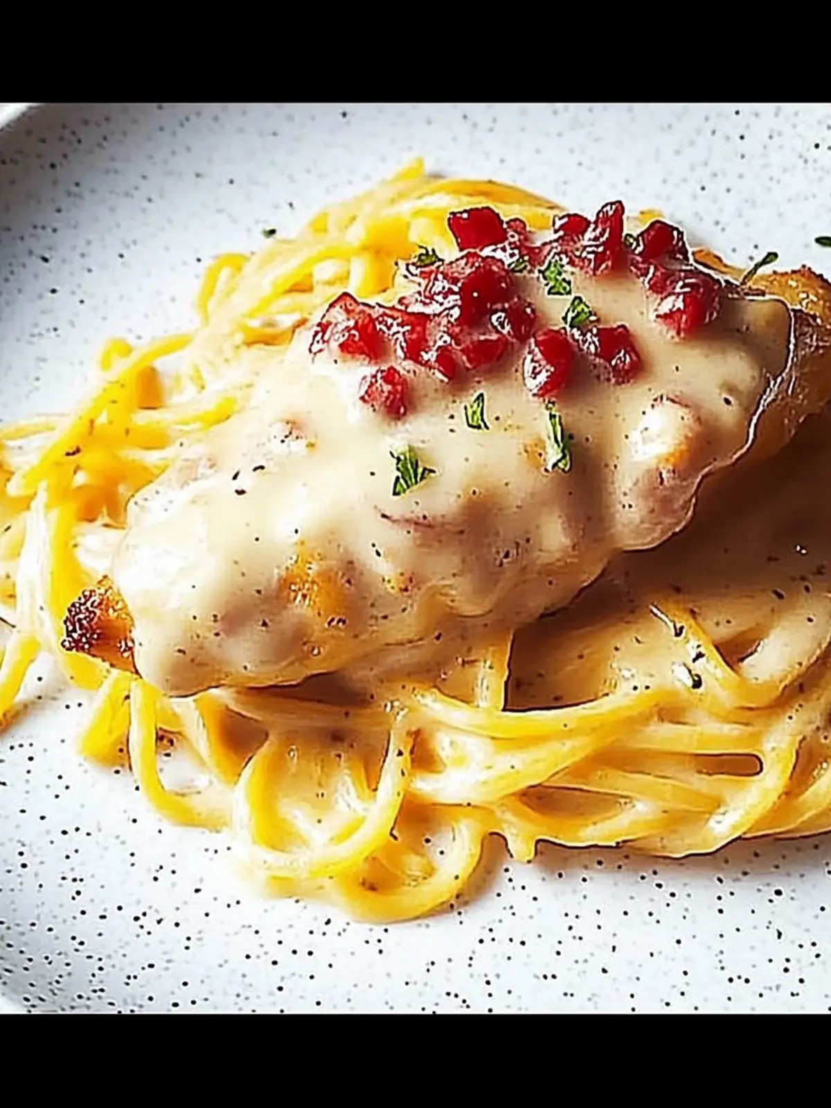 Zwiebel Sahne Hähnchen