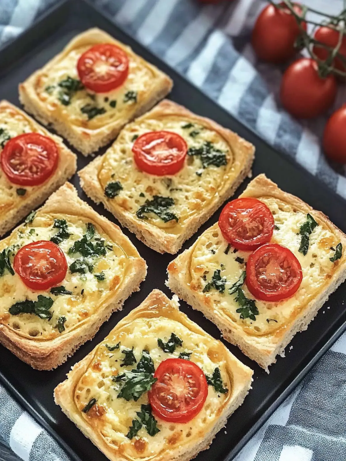 Käse Toast aus dem Backofen