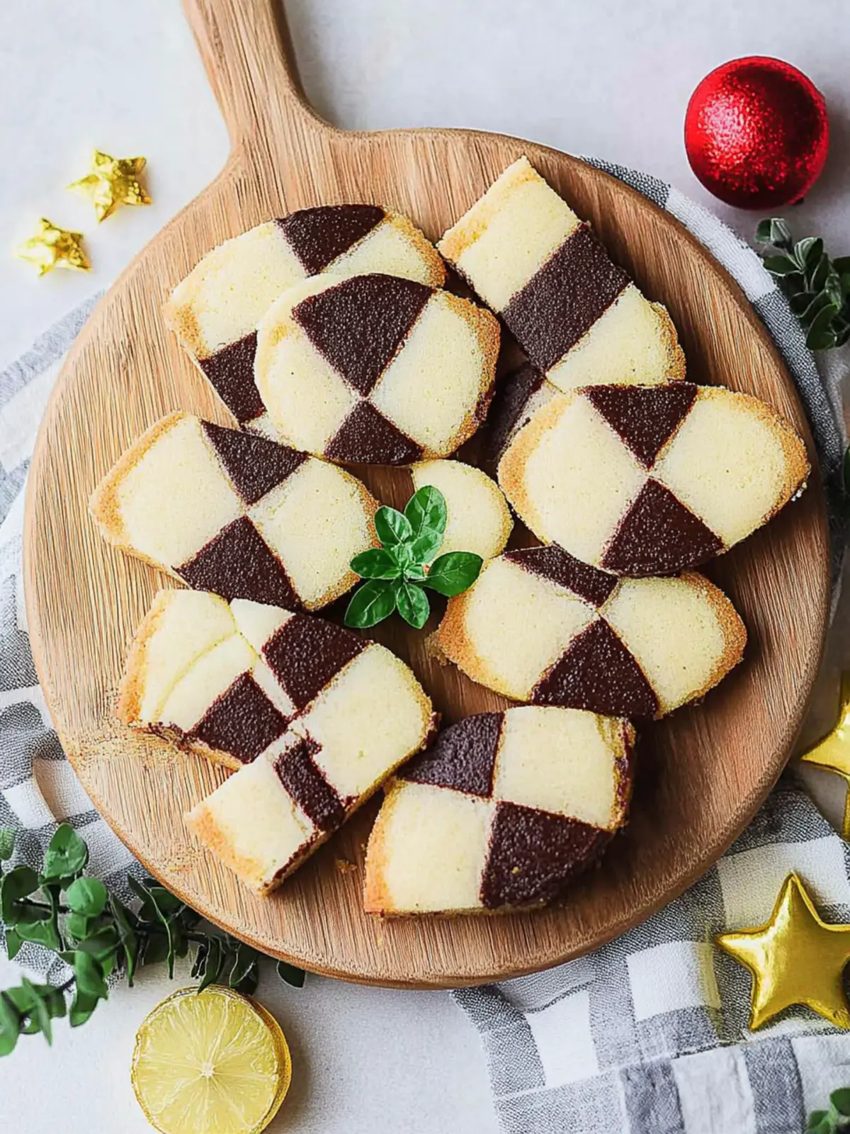 Schwarz-Weiß-Gebäck