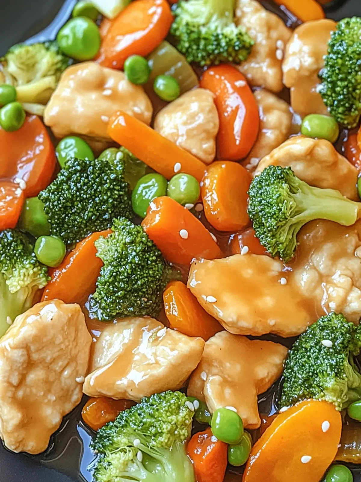 Gemüsepfanne mit Hähnchen