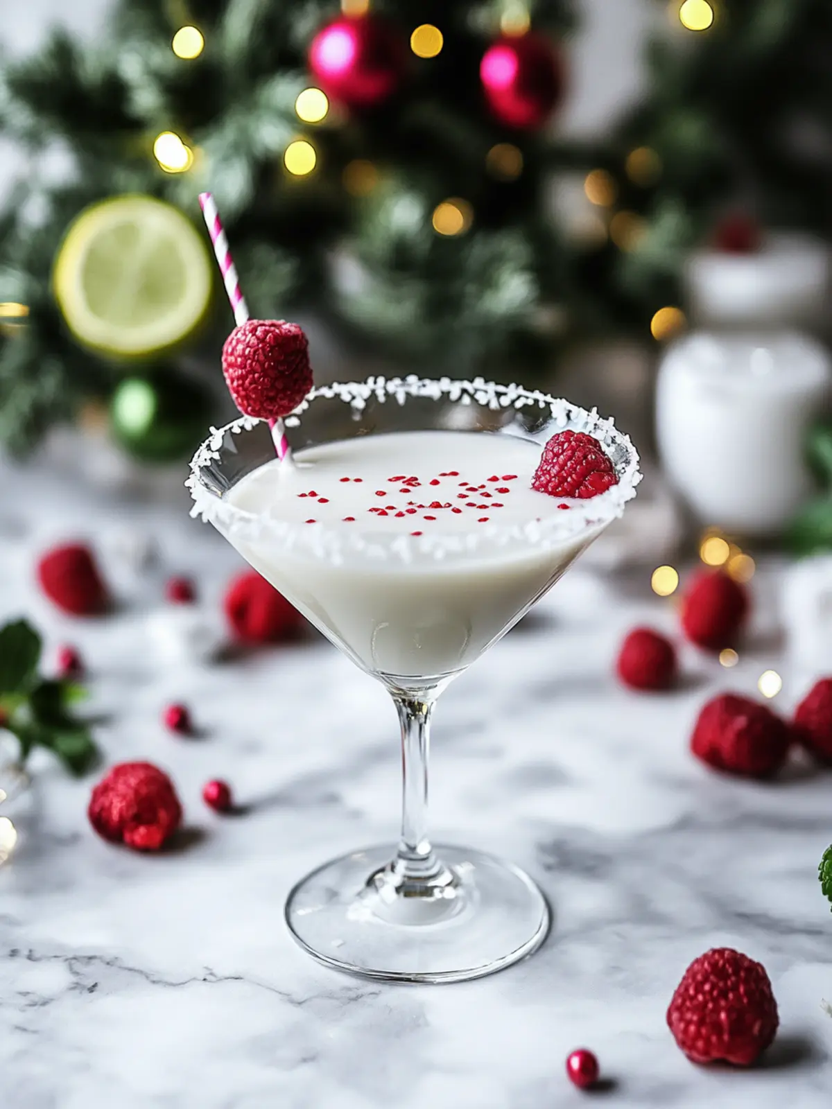 Weißer Schokoladen-Martini