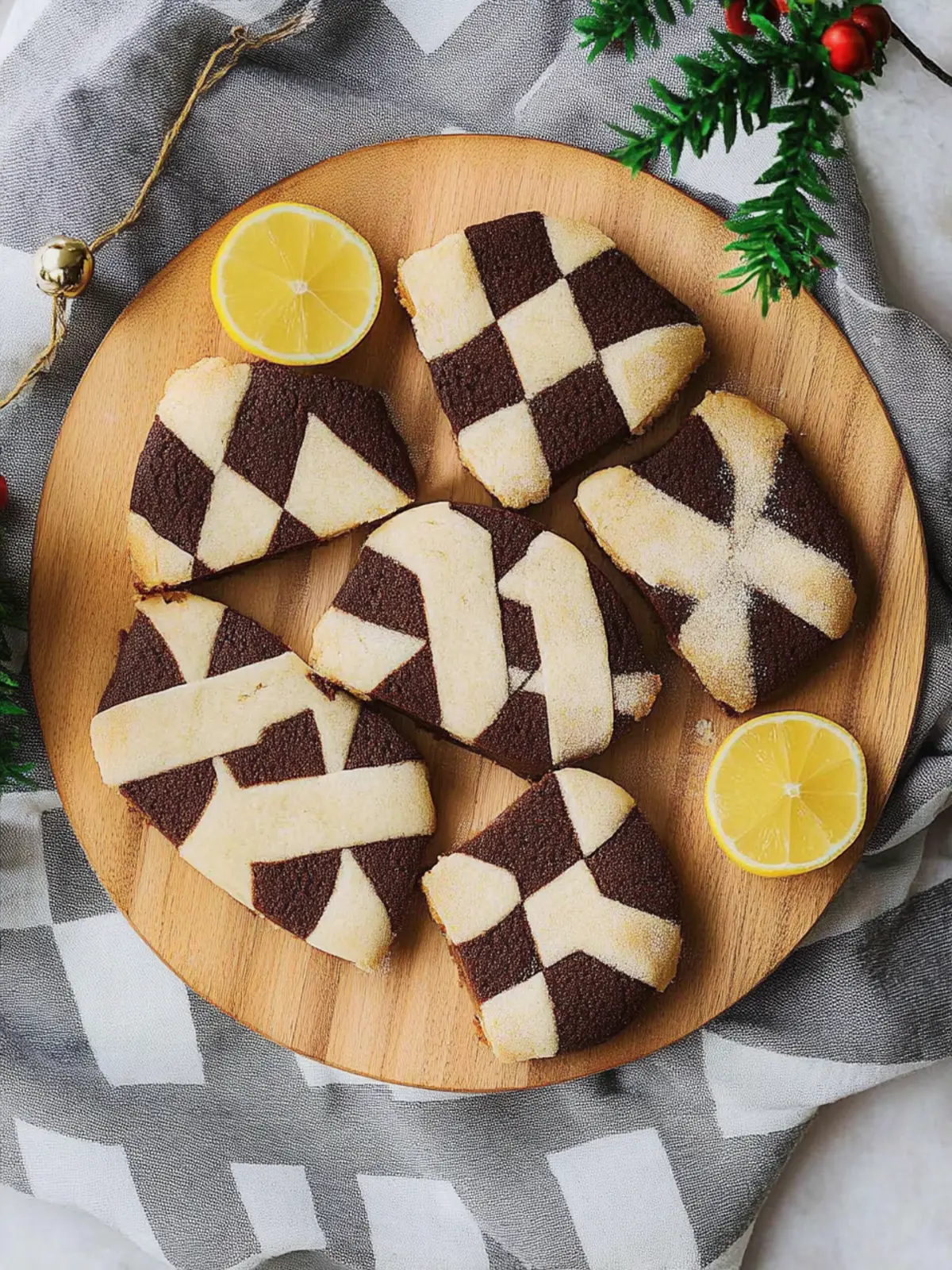 Schwarz-Weiß-Gebäck