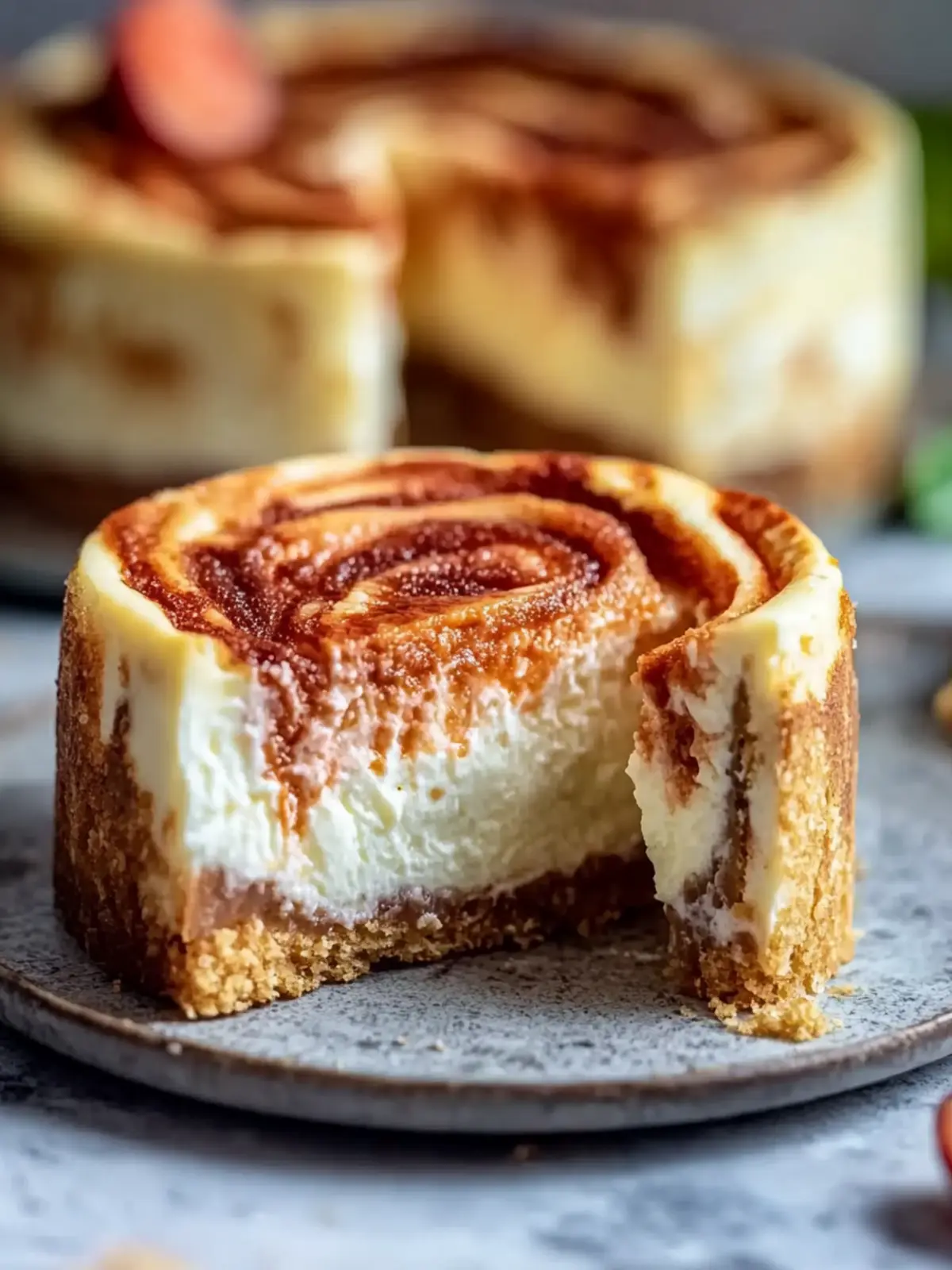 Zimtschnecken-Käsekuchen