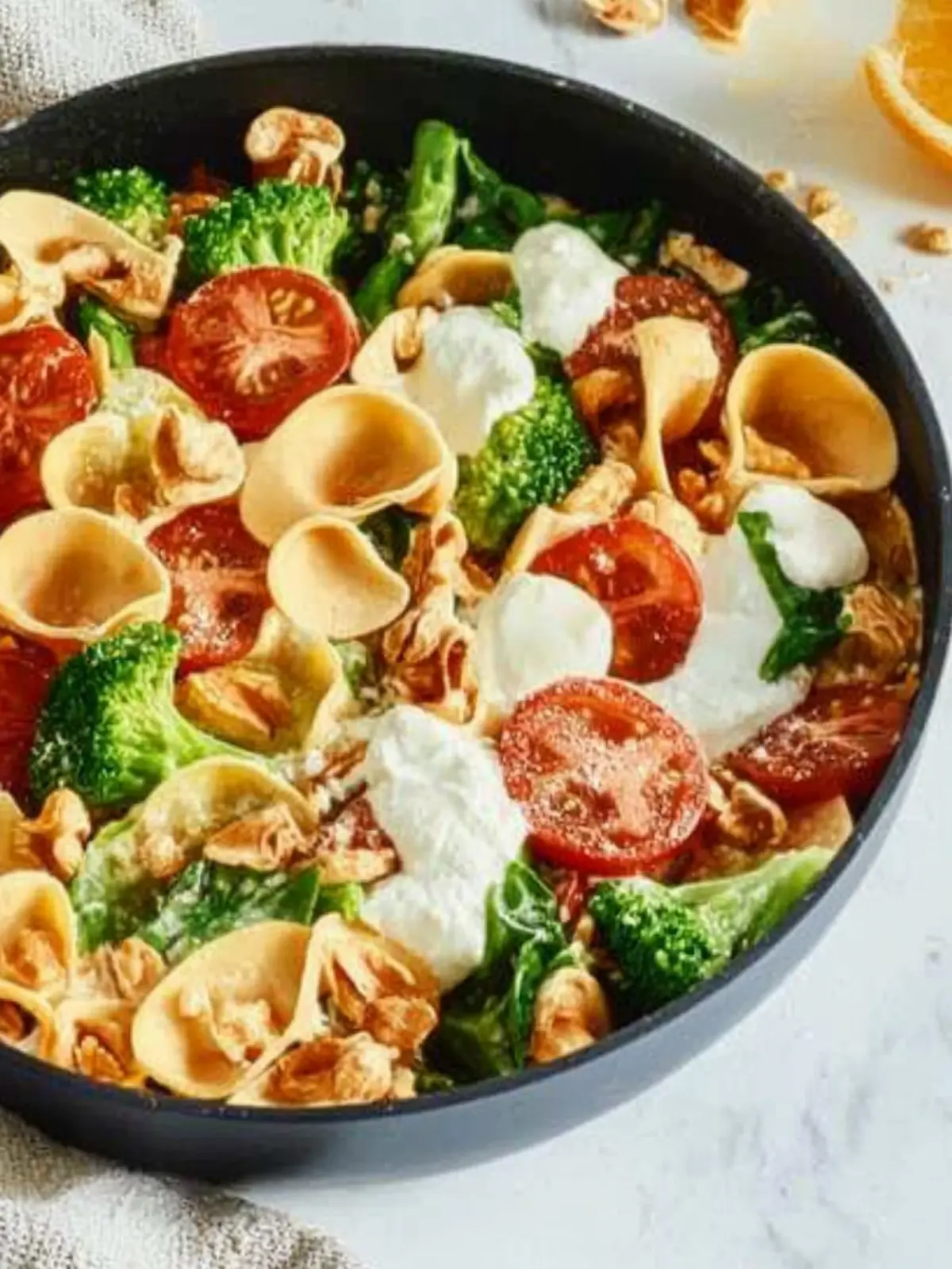 vegetarische Tortellini-Pfanne