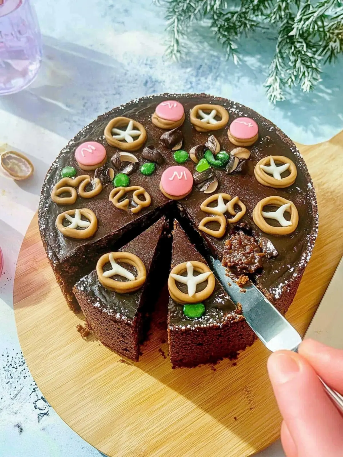 Schokoladiger Rentierkuchen