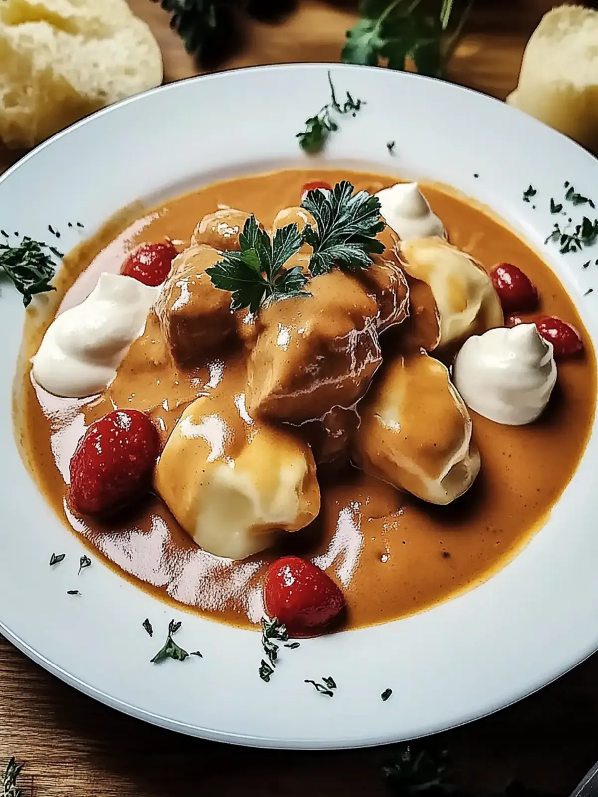 Butterzartes Rahmgulasch