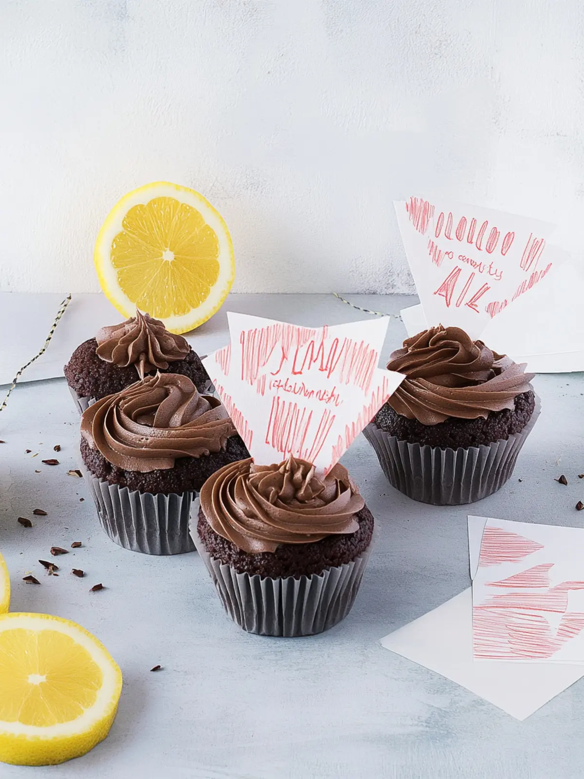 Rotwein-Schokoladen-Muffins