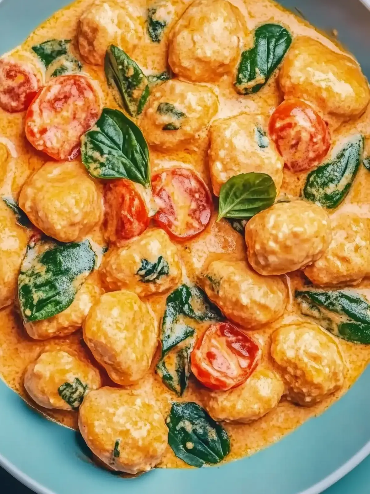 Quick Gnocchi Pan with Tomato & Spinach