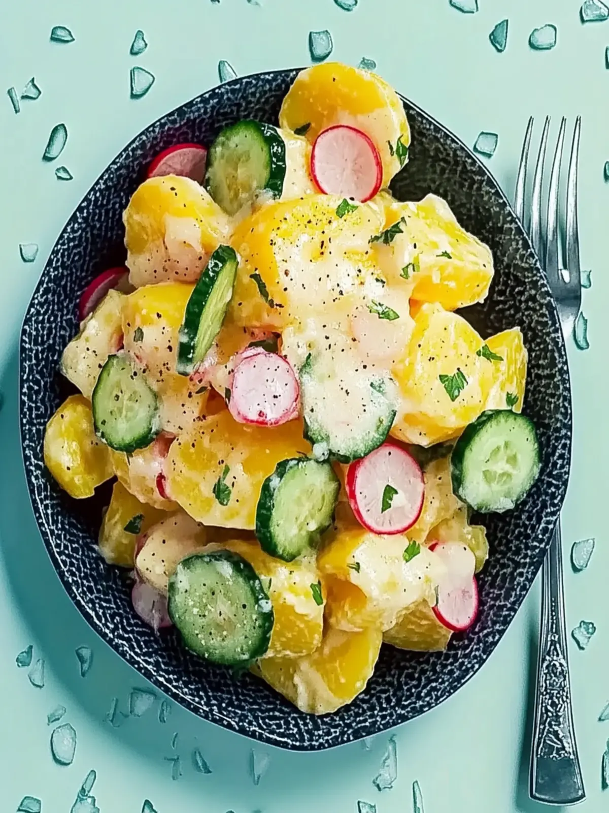 Omas veganer Kartoffelsalat