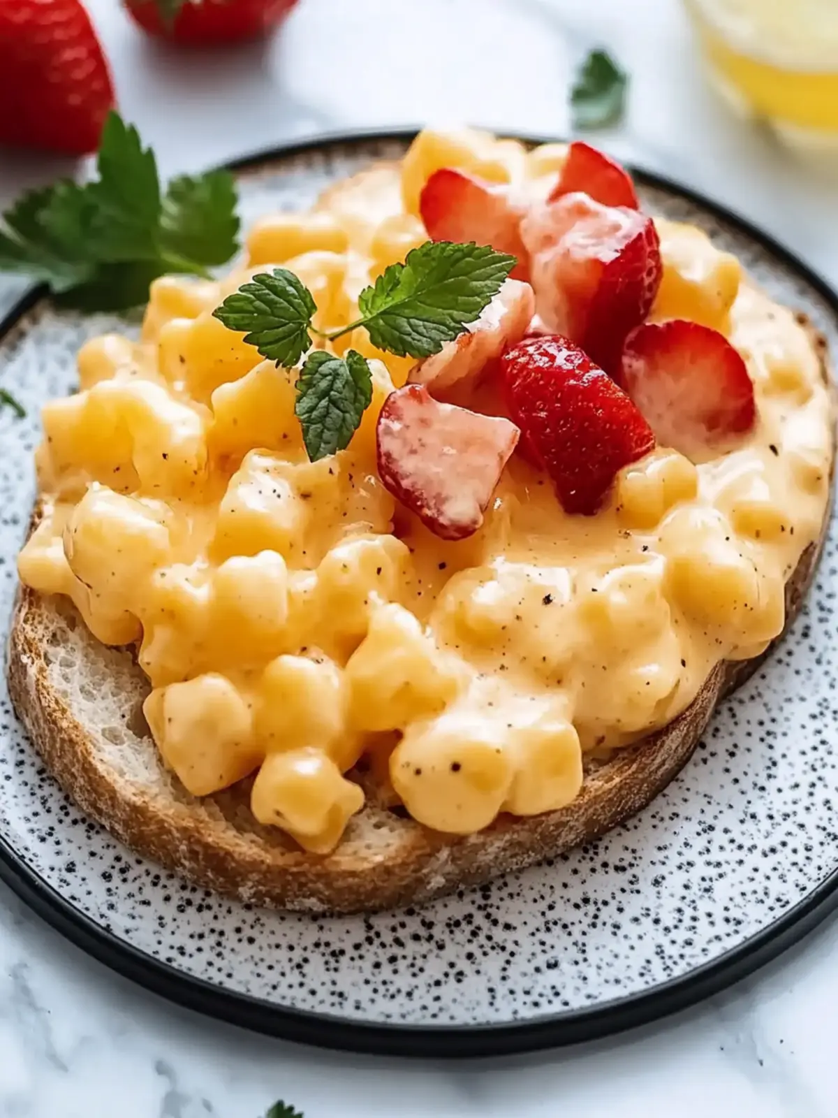 Perfect scrambled eggs prepare