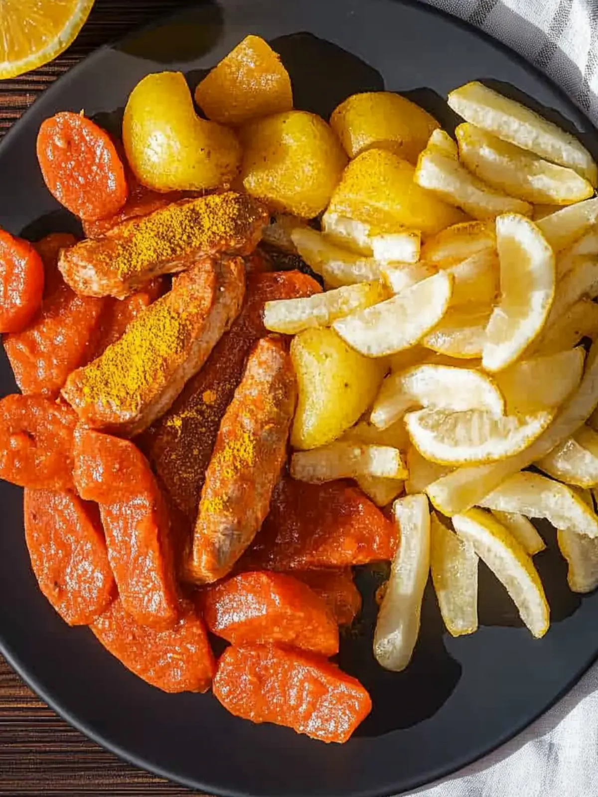 Hausgemachte Currywurst