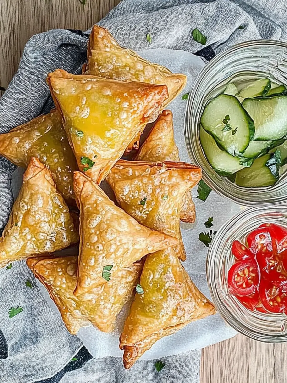 Indische Blätterteig-Häppchen