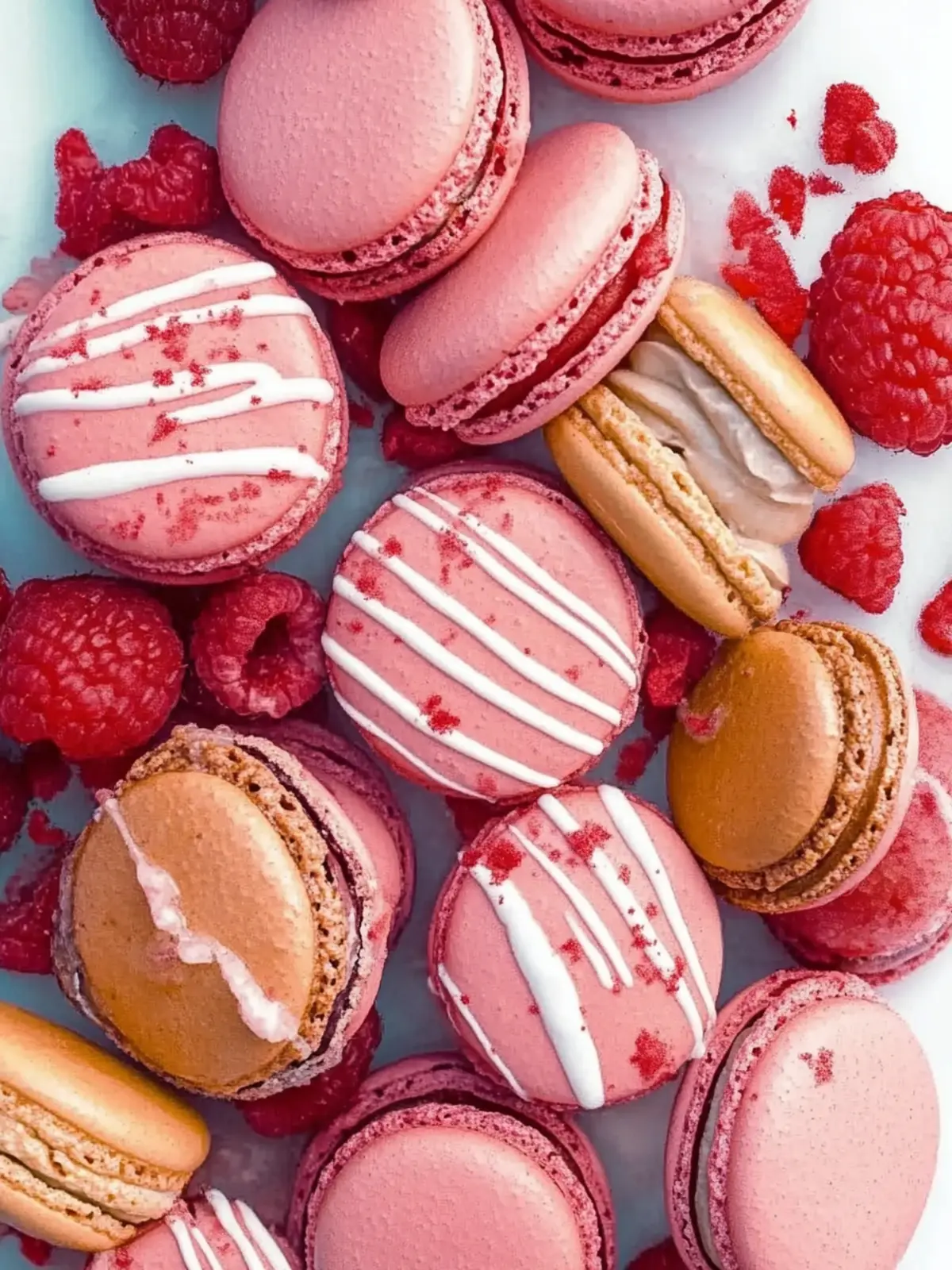Erdbeer-Macaron-Schalen