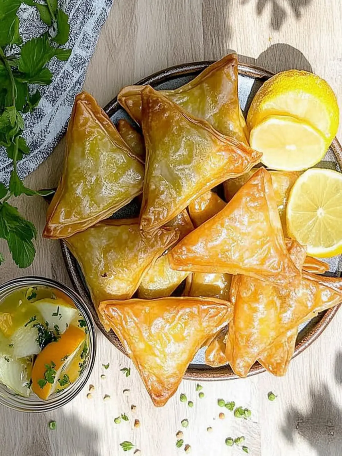 Indische Blätterteig-Häppchen