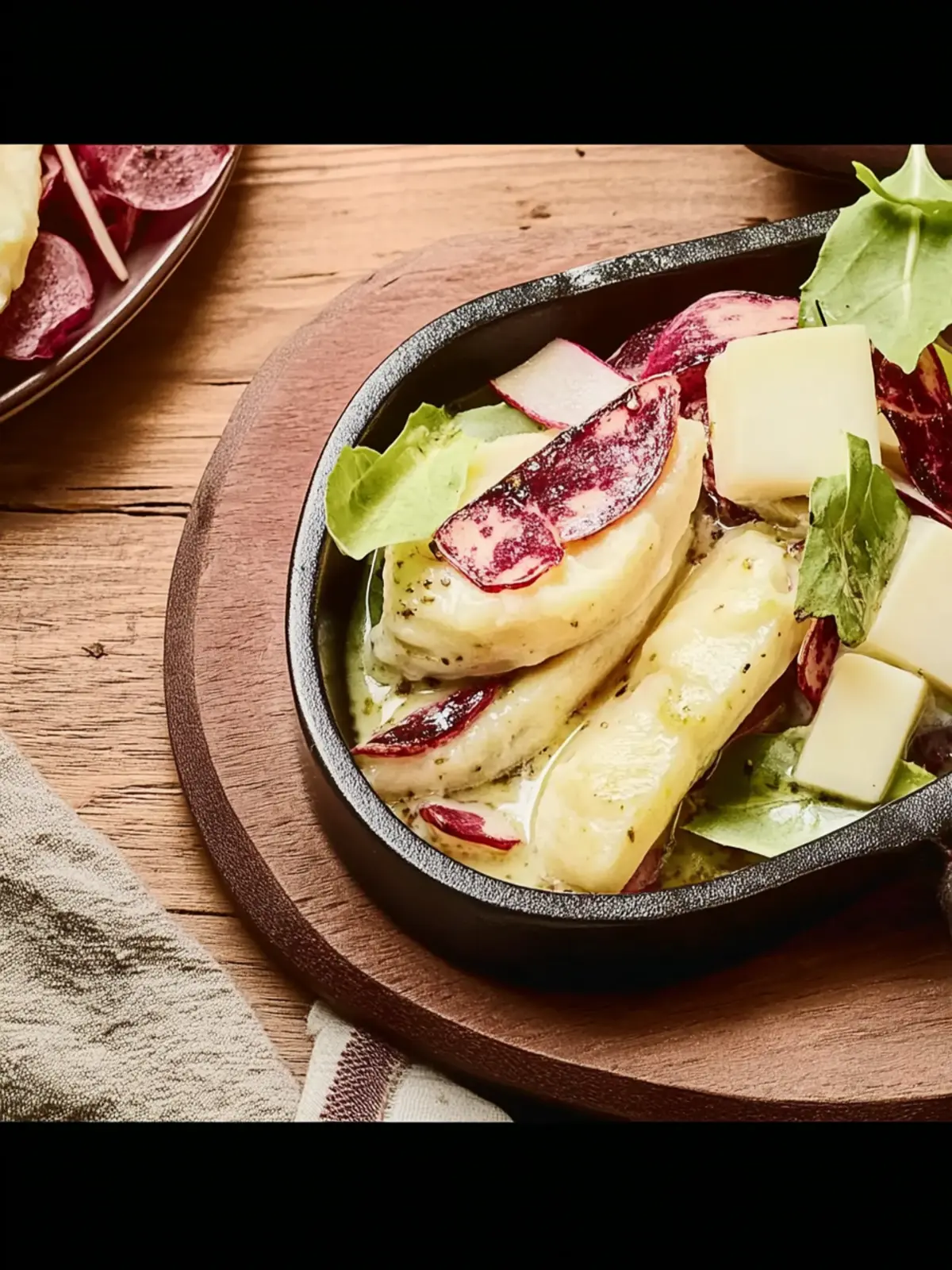 Radicchio mit Putenstreifen