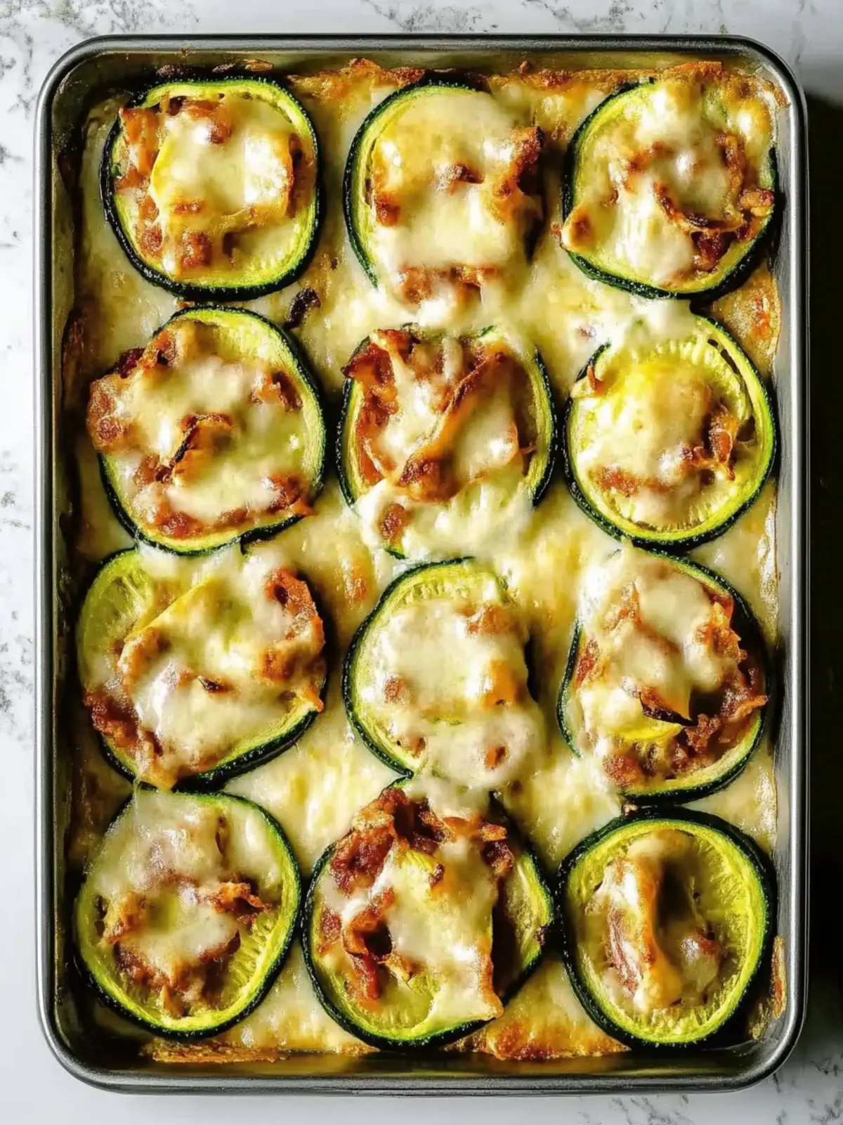 Mini-Zucchini-Pizzen