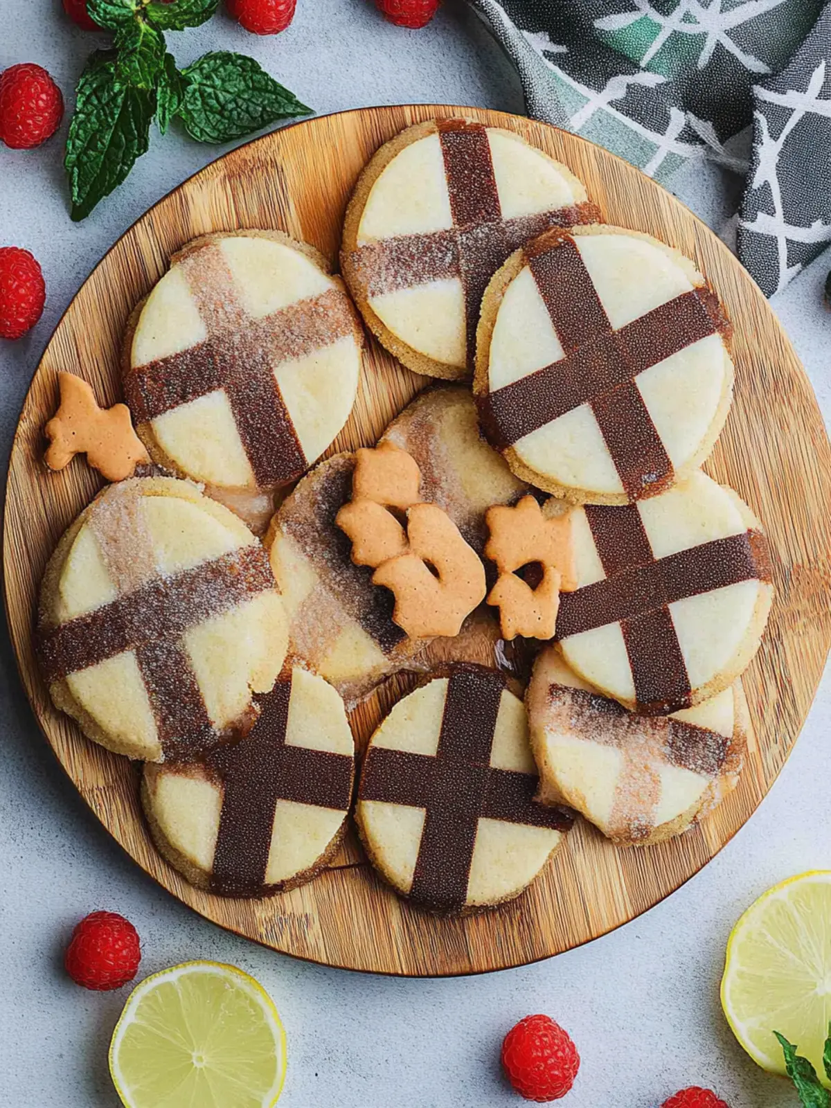 Schwarz-Weiß-Gebäck