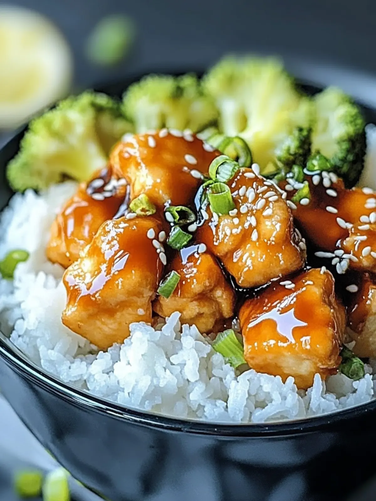 Teriyaki-Chicken mit Reis