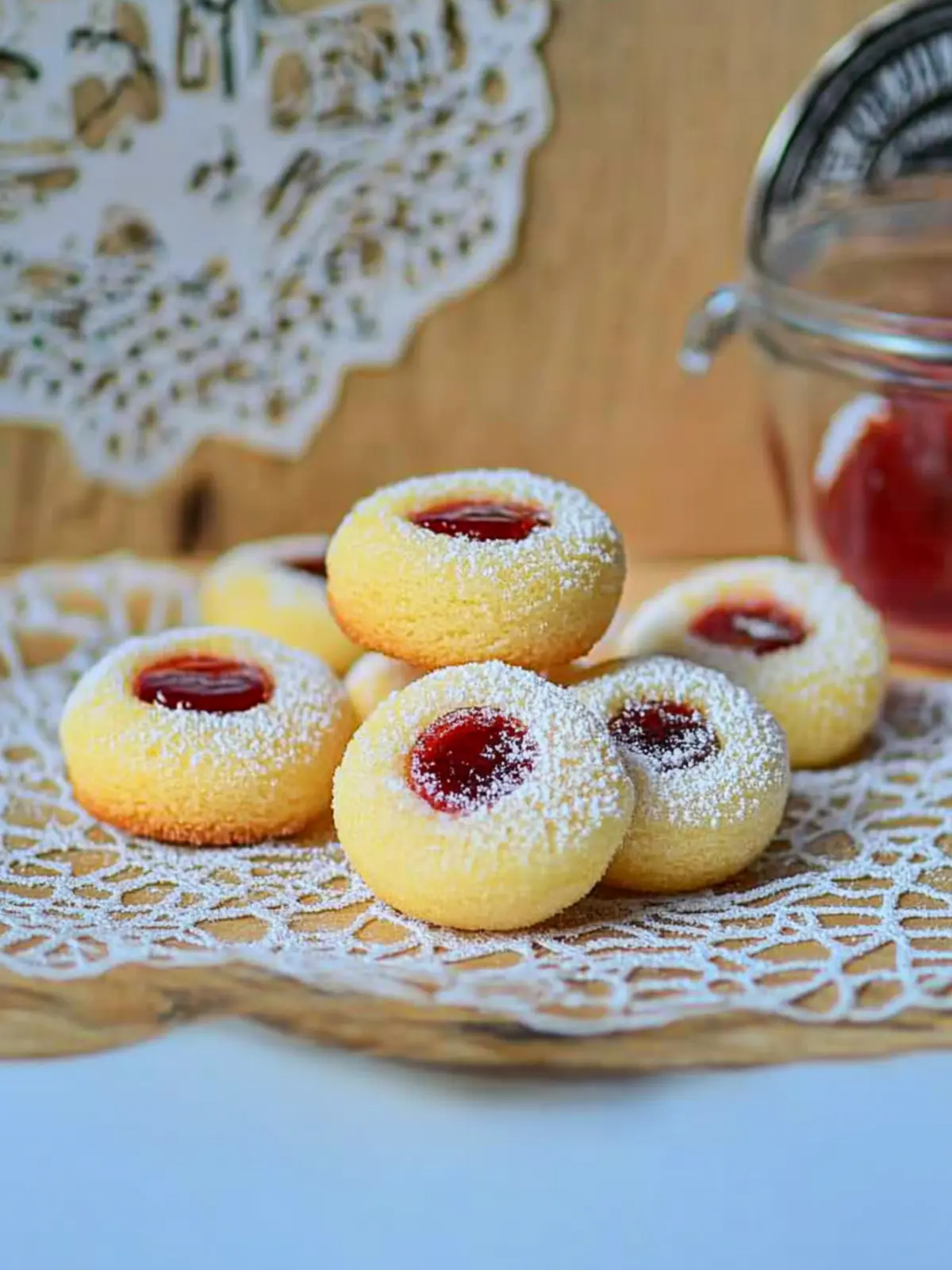 Engelsaugen mit Marmelade