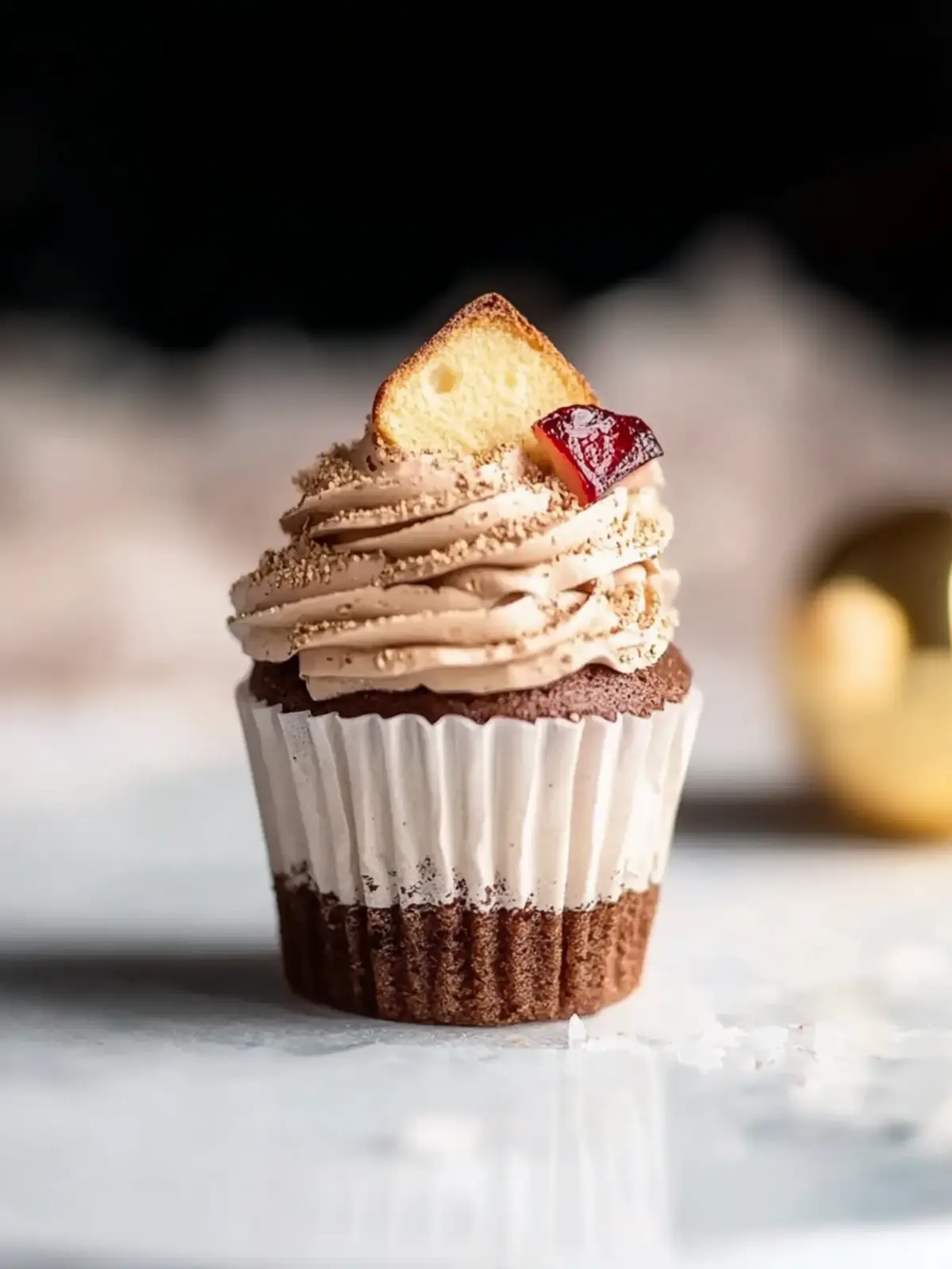 Schoko Spekulatius Cupcakes