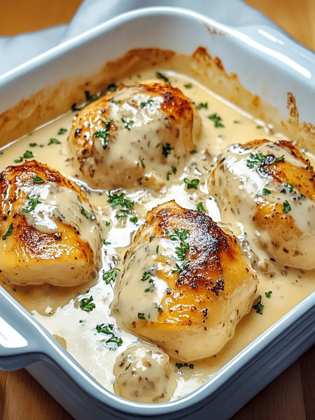 Hähnchen in Frischkäsesauce