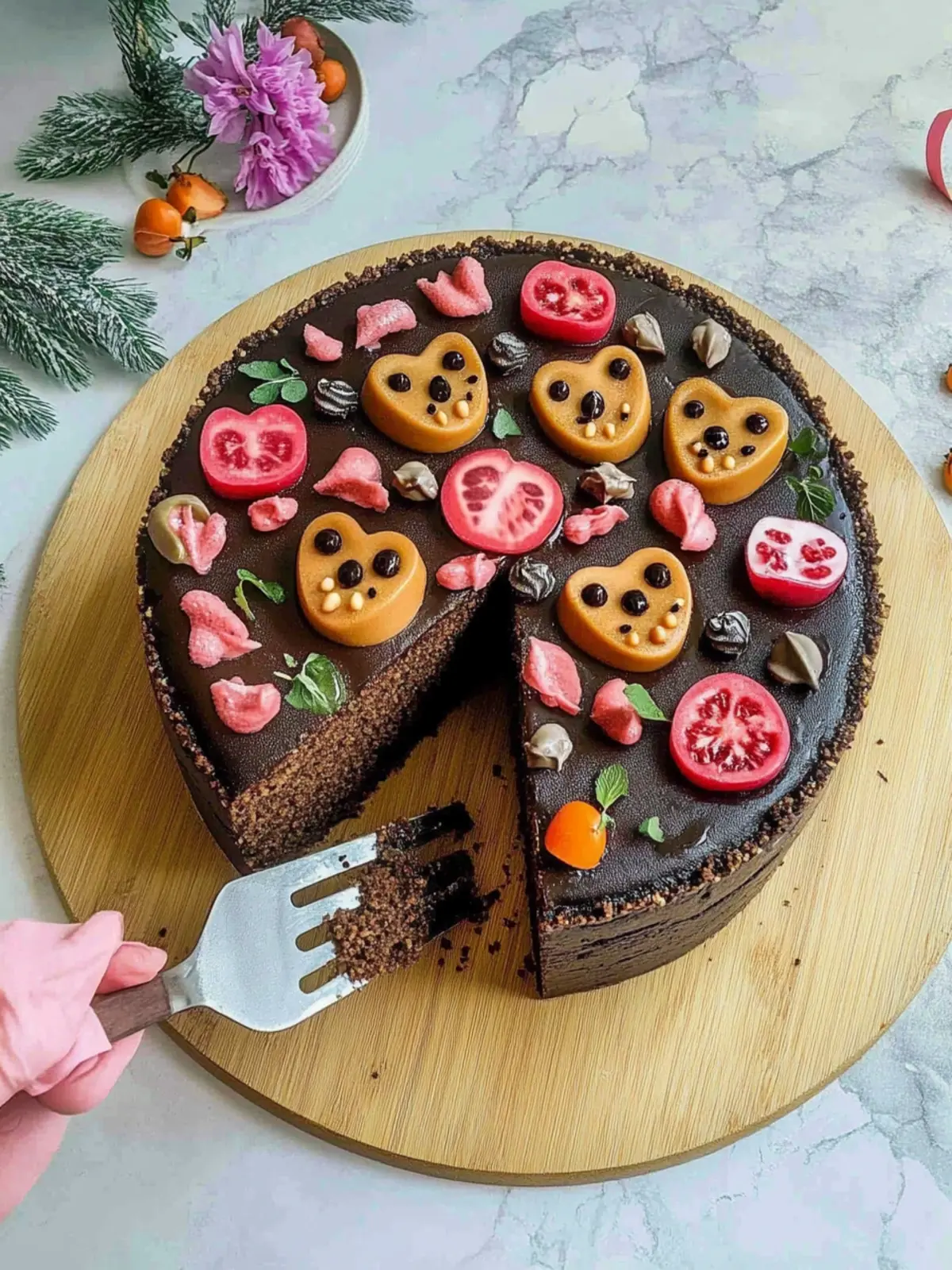 Schokoladiger Rentierkuchen