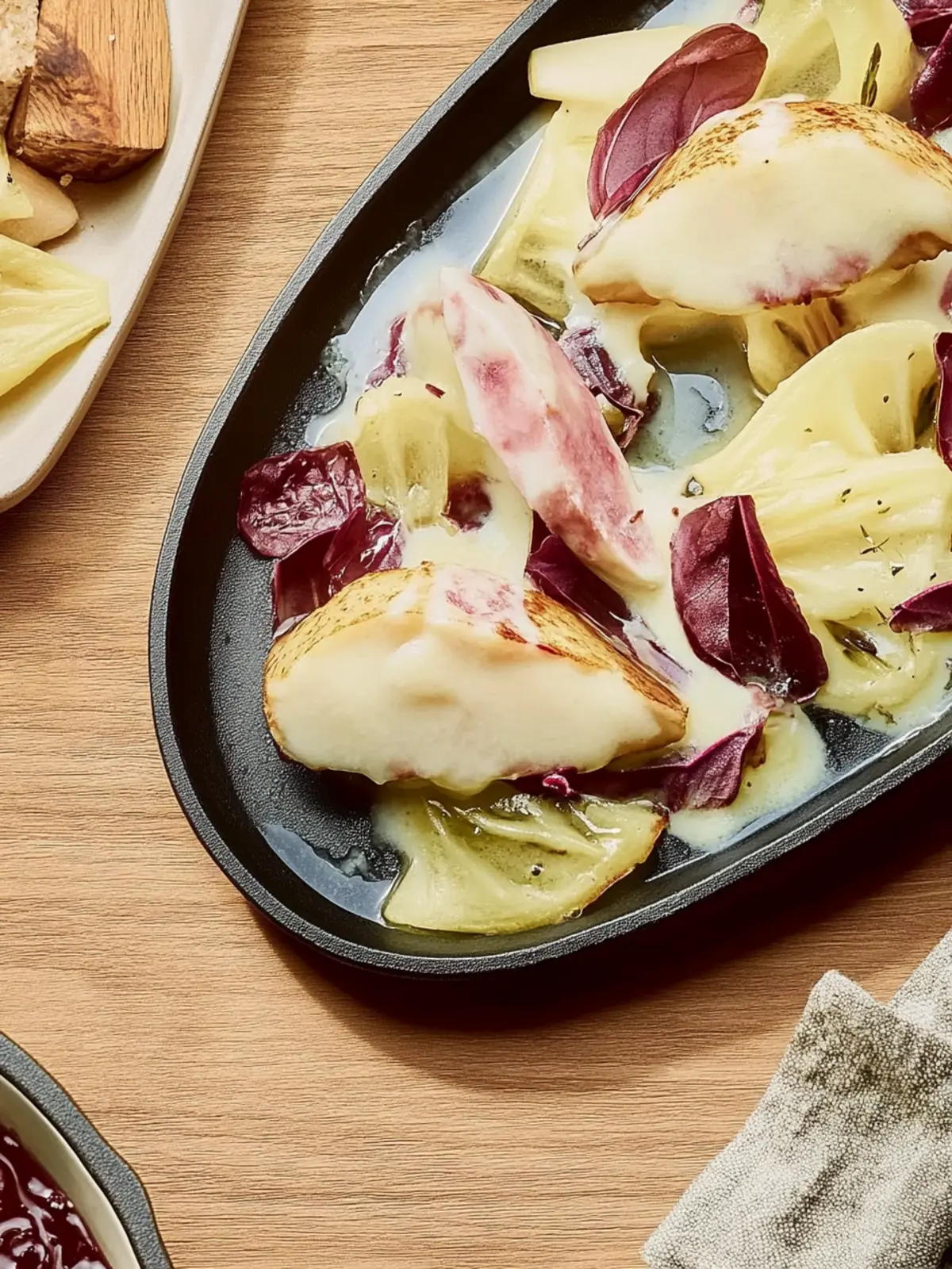 Radicchio mit Putenstreifen