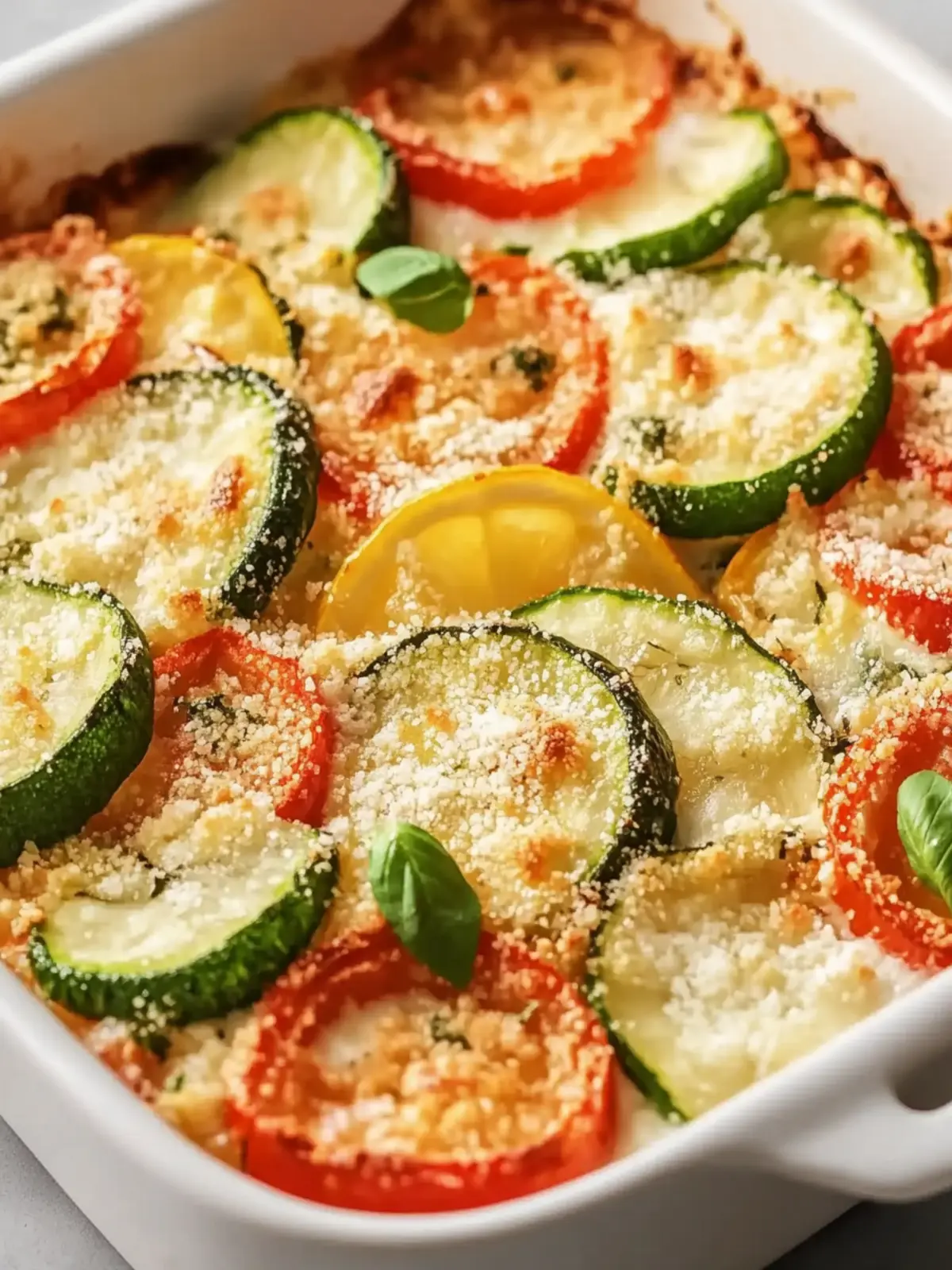Zucchini-Tomaten-Gratin