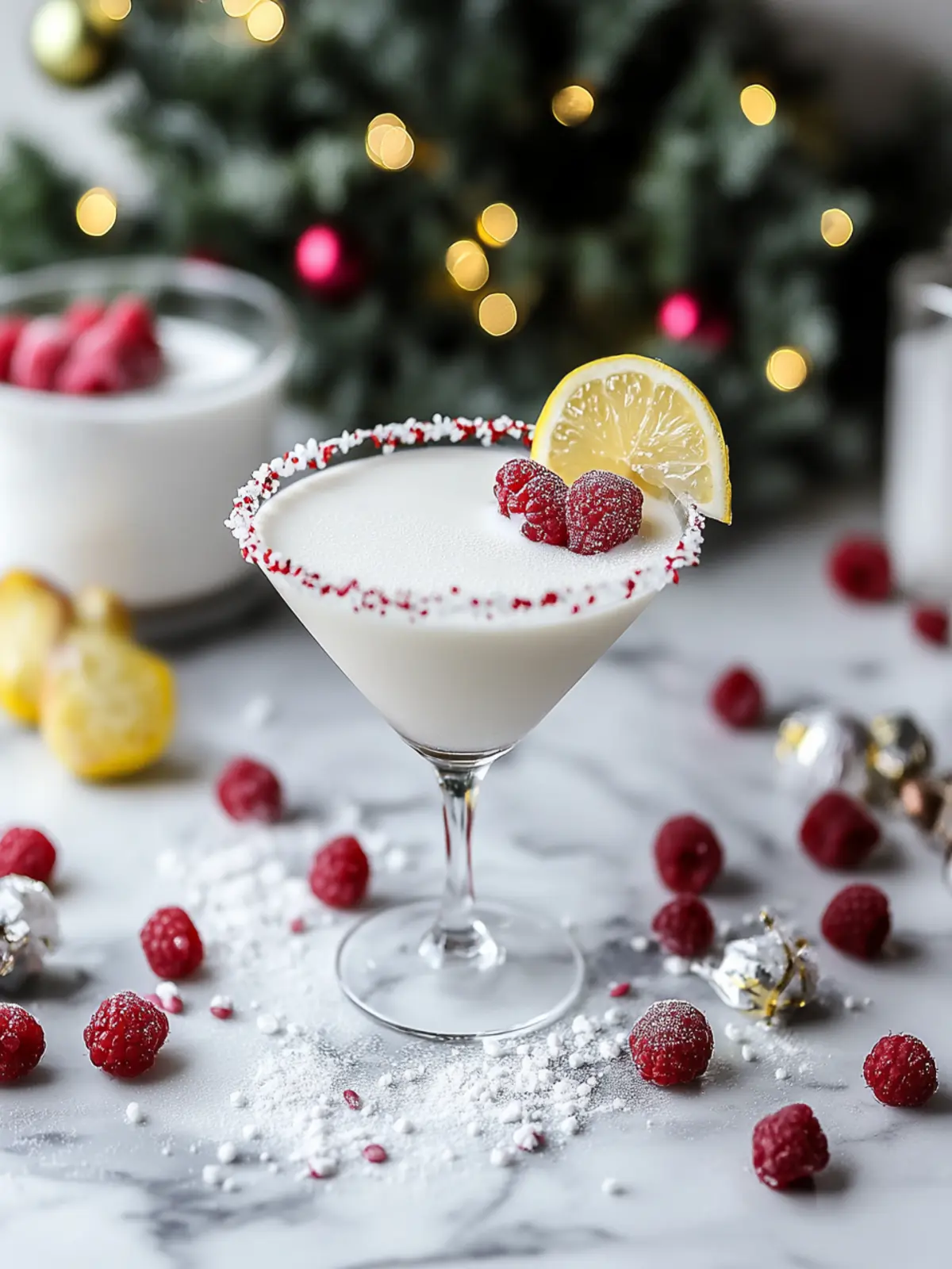 Weißer Schokoladen-Martini