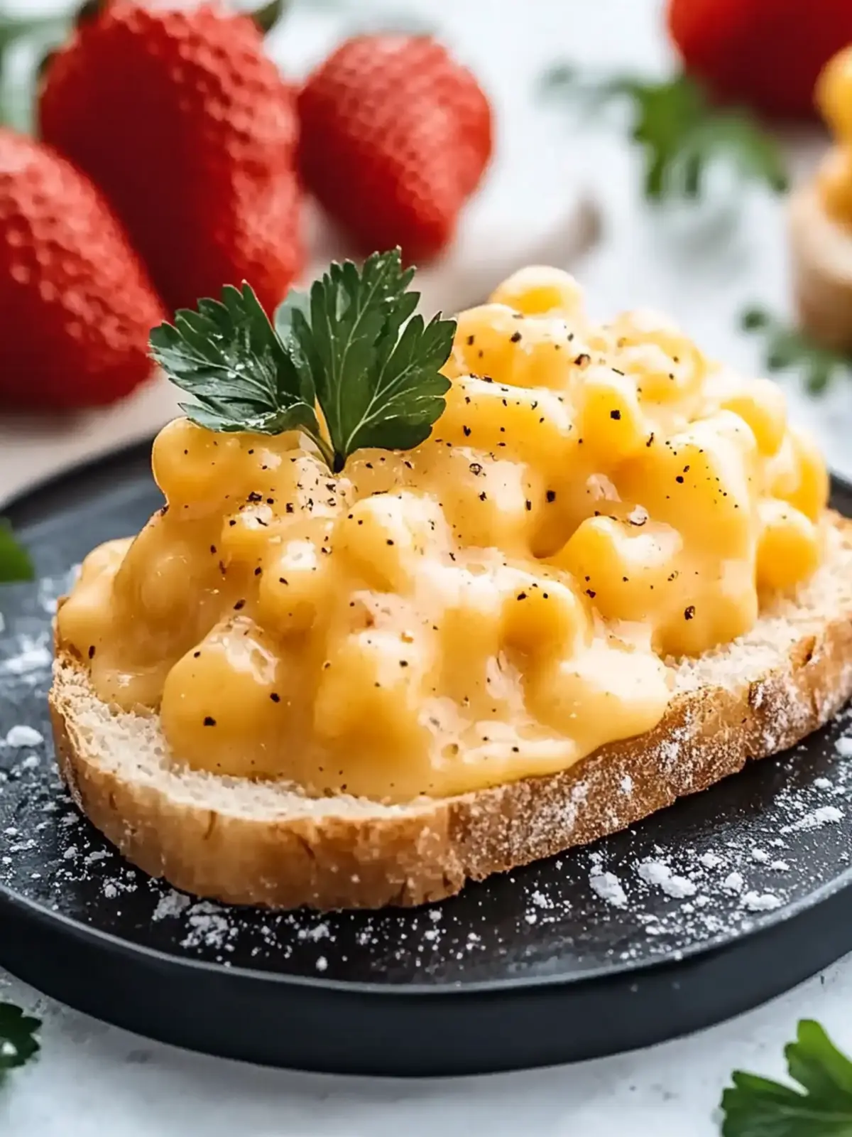 Perfect scrambled eggs prepare