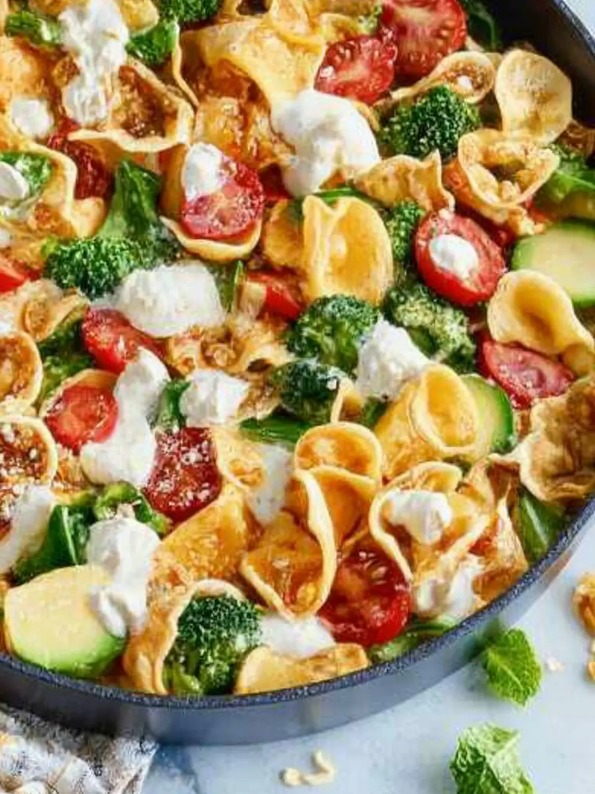 vegetarische Tortellini-Pfanne