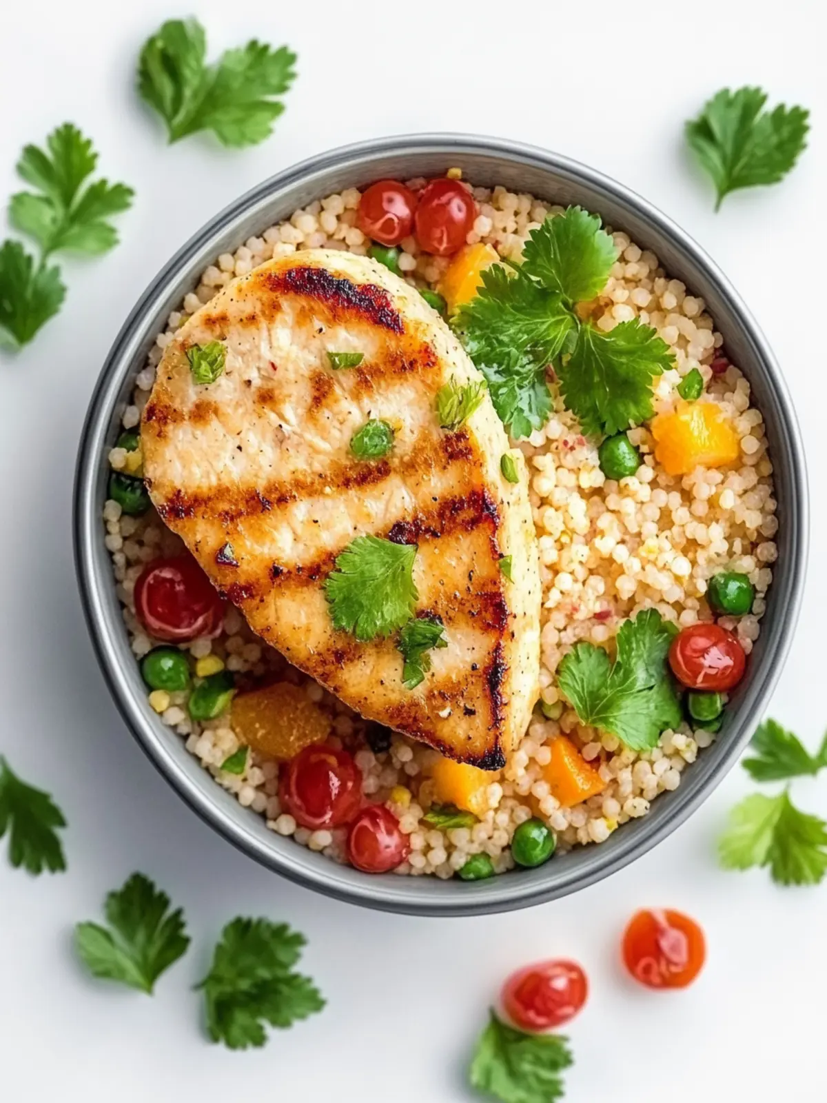 Putenfilet mit Quinoa-Pilaf