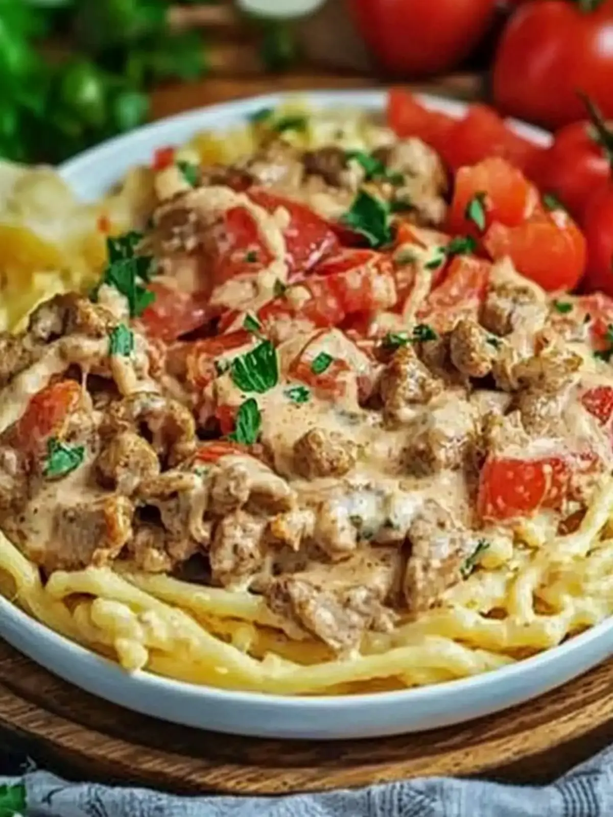 Gyros Pfanne mit Soße