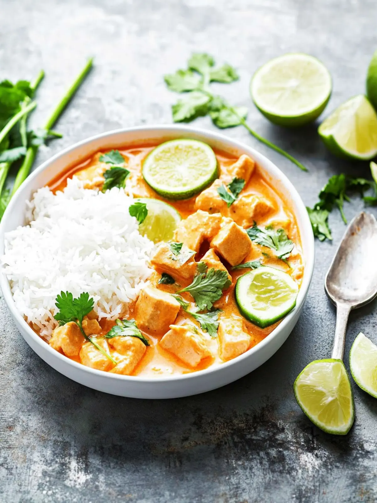 Hähnchen-Curry mit Reis