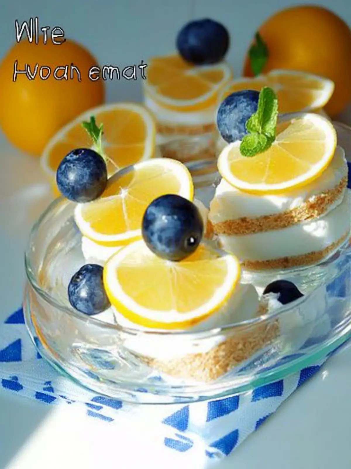 Orangencreme Nachtisch