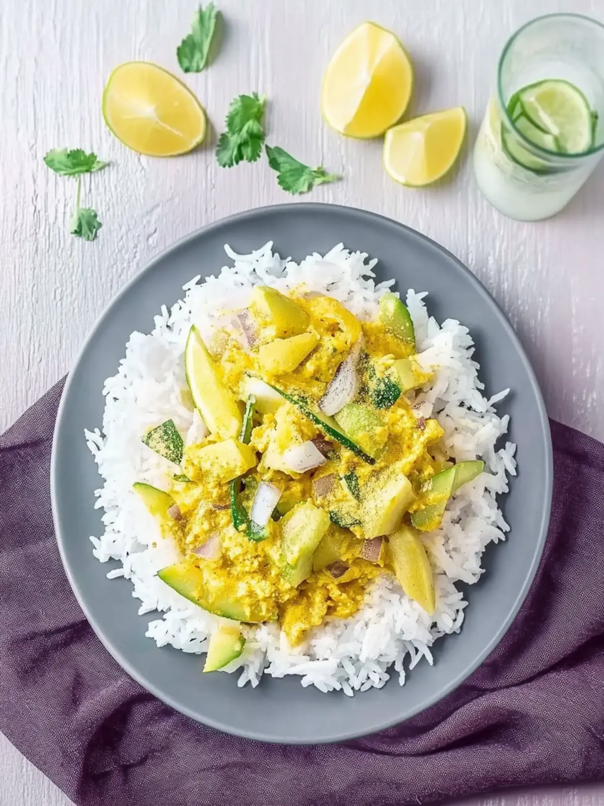 Hähnchen Curry mit Reis