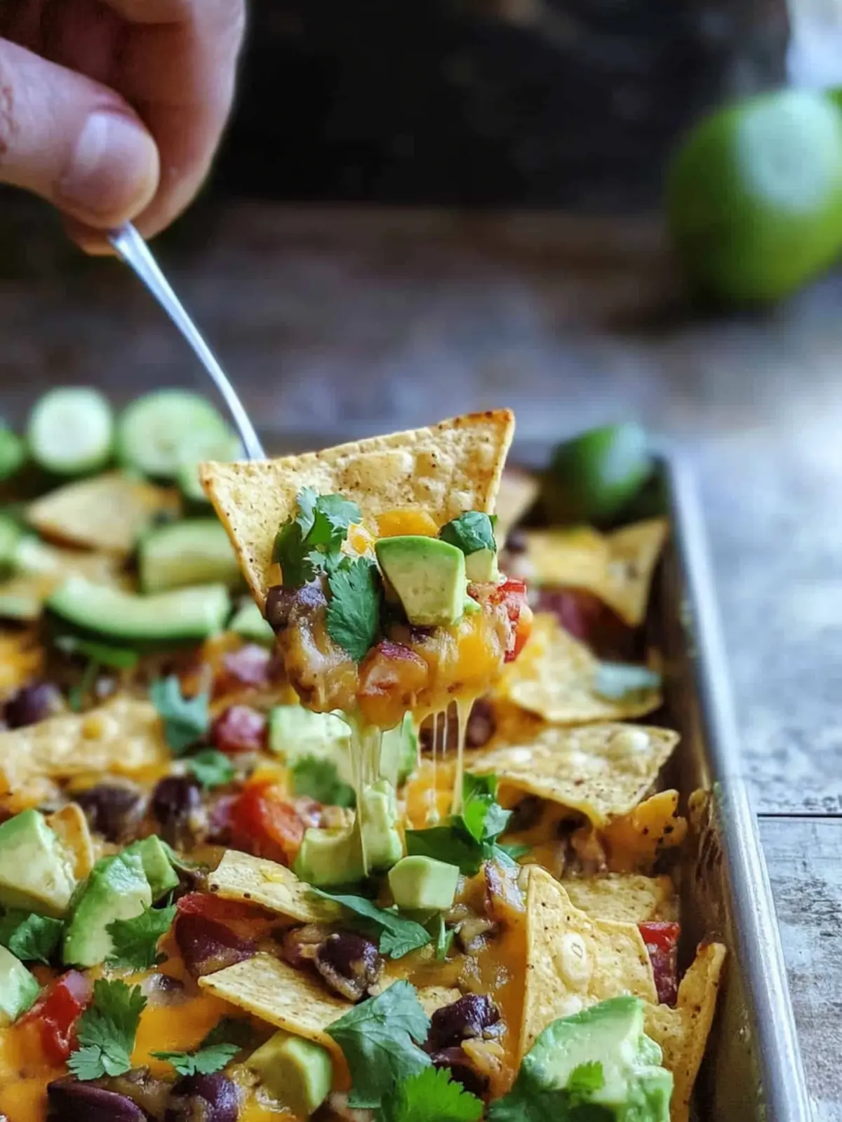 Überbackene Nachos