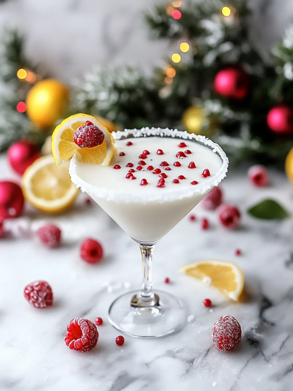 Weißer Schokoladen-Martini