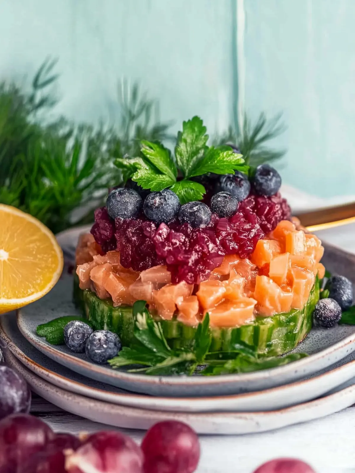 Lachs & Rote Bete Tatar