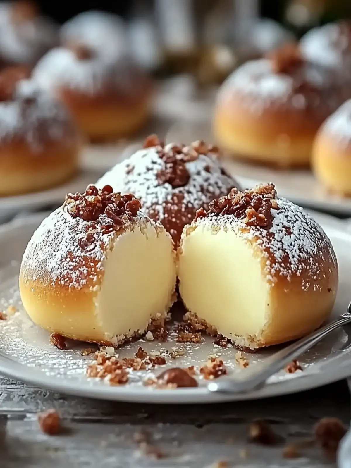 Schnelle Käsekuchen-Kugeln