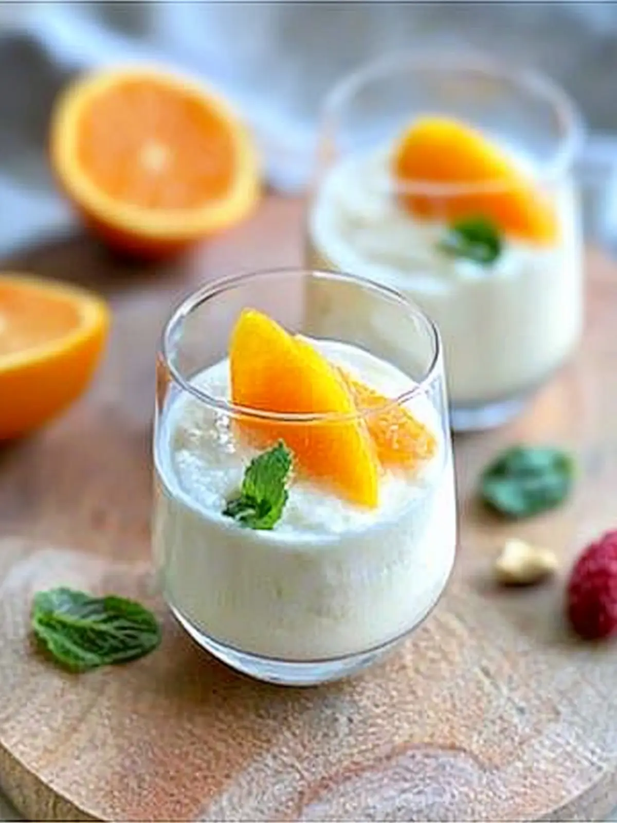 Orangencreme Nachtisch