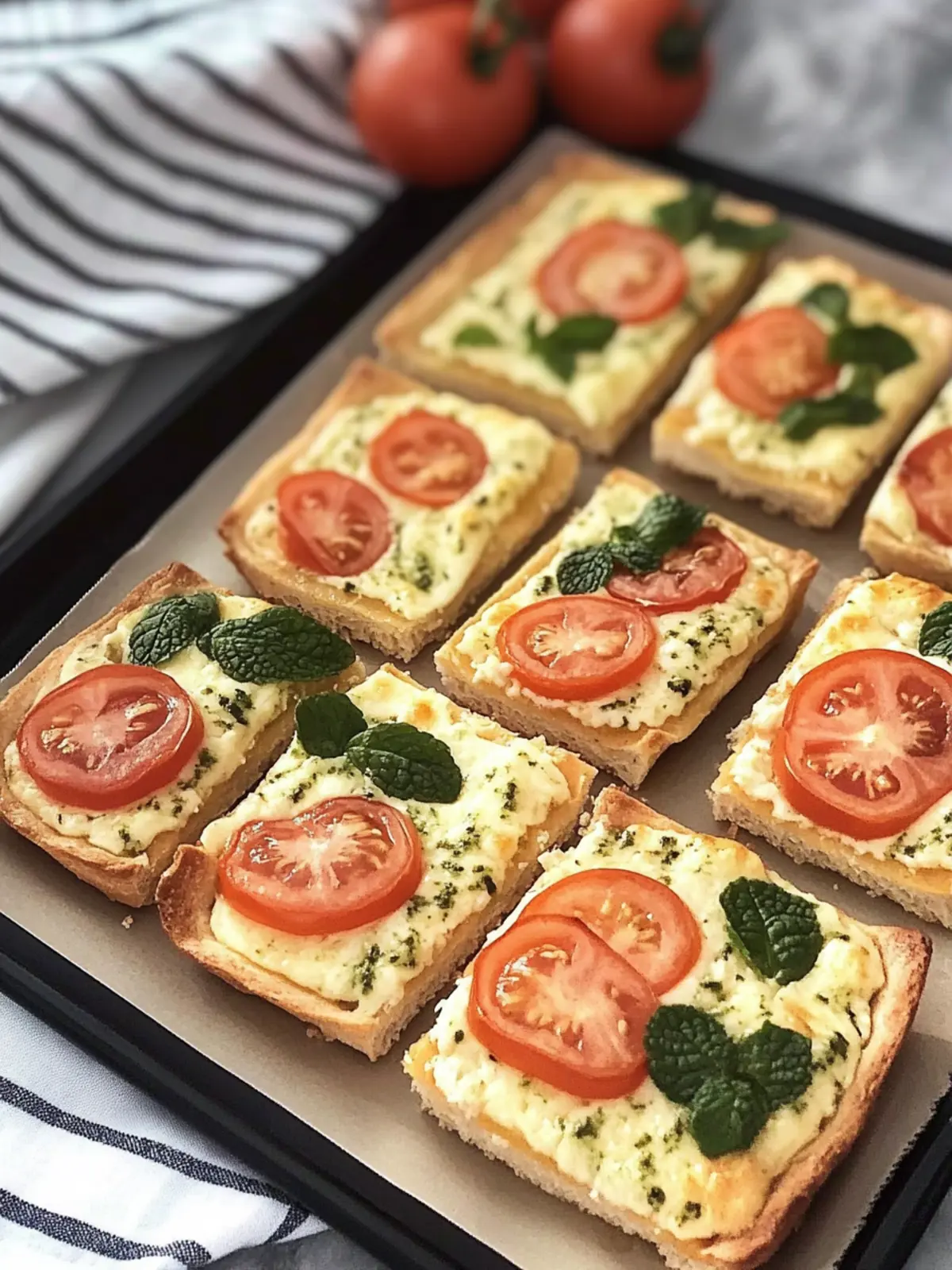Käse Toast aus dem Backofen