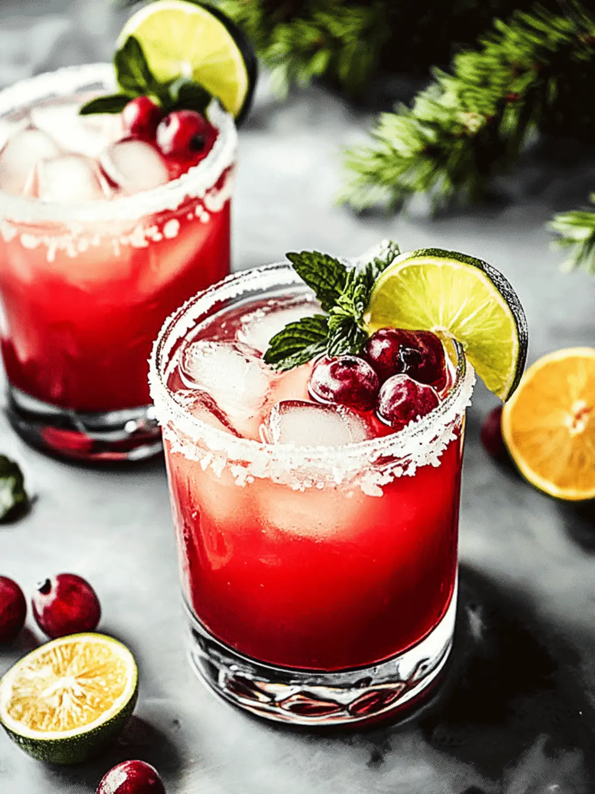 Weihnachtsmisteltoe-Margarita