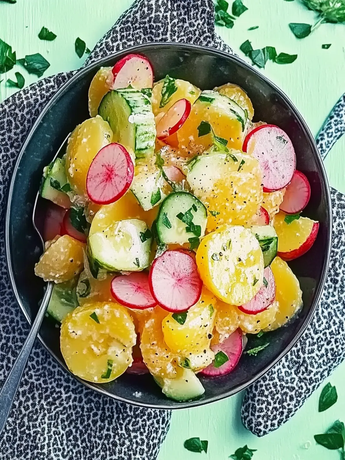 Omas veganer Kartoffelsalat