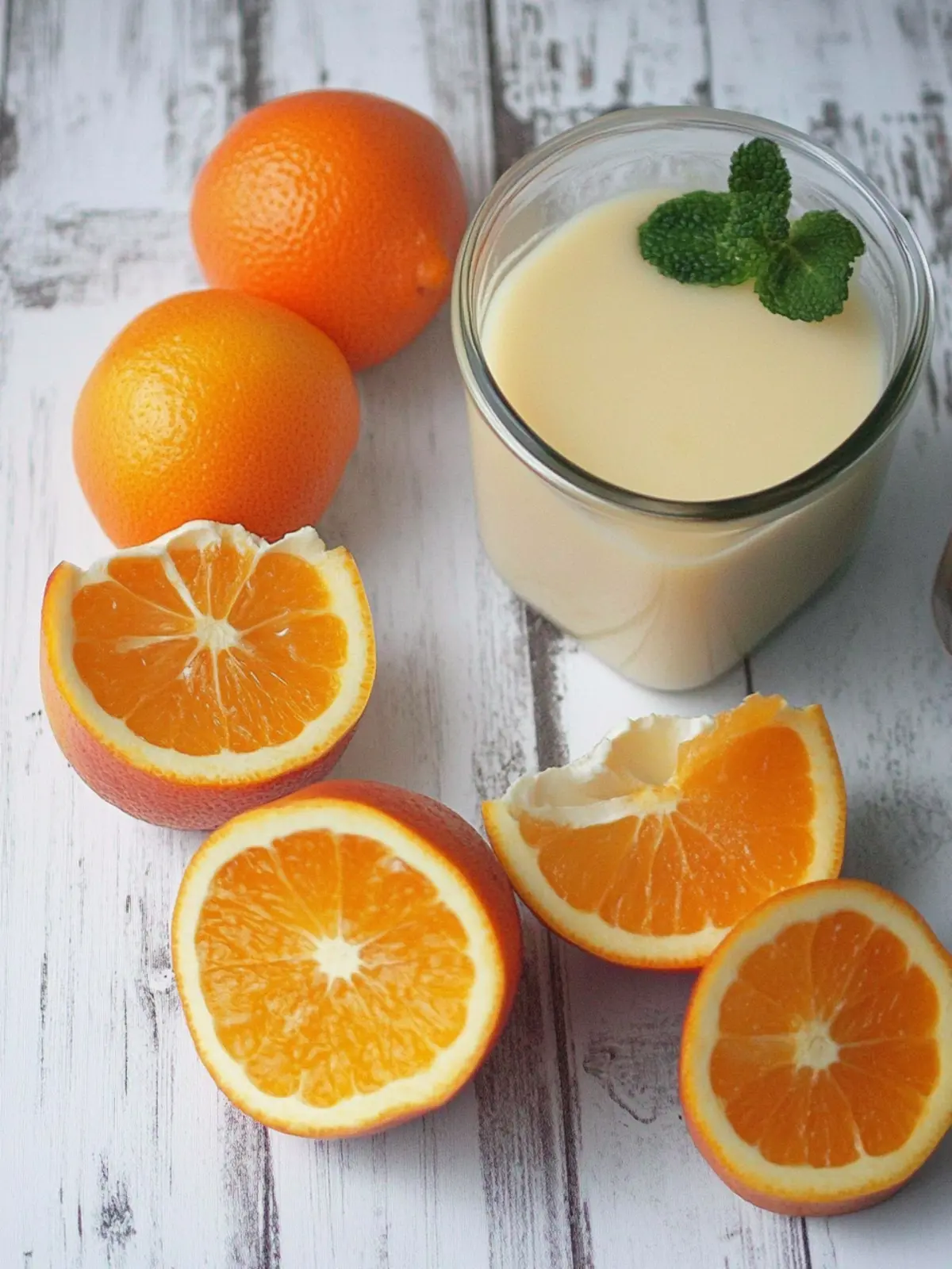 Orangencreme Nachtisch