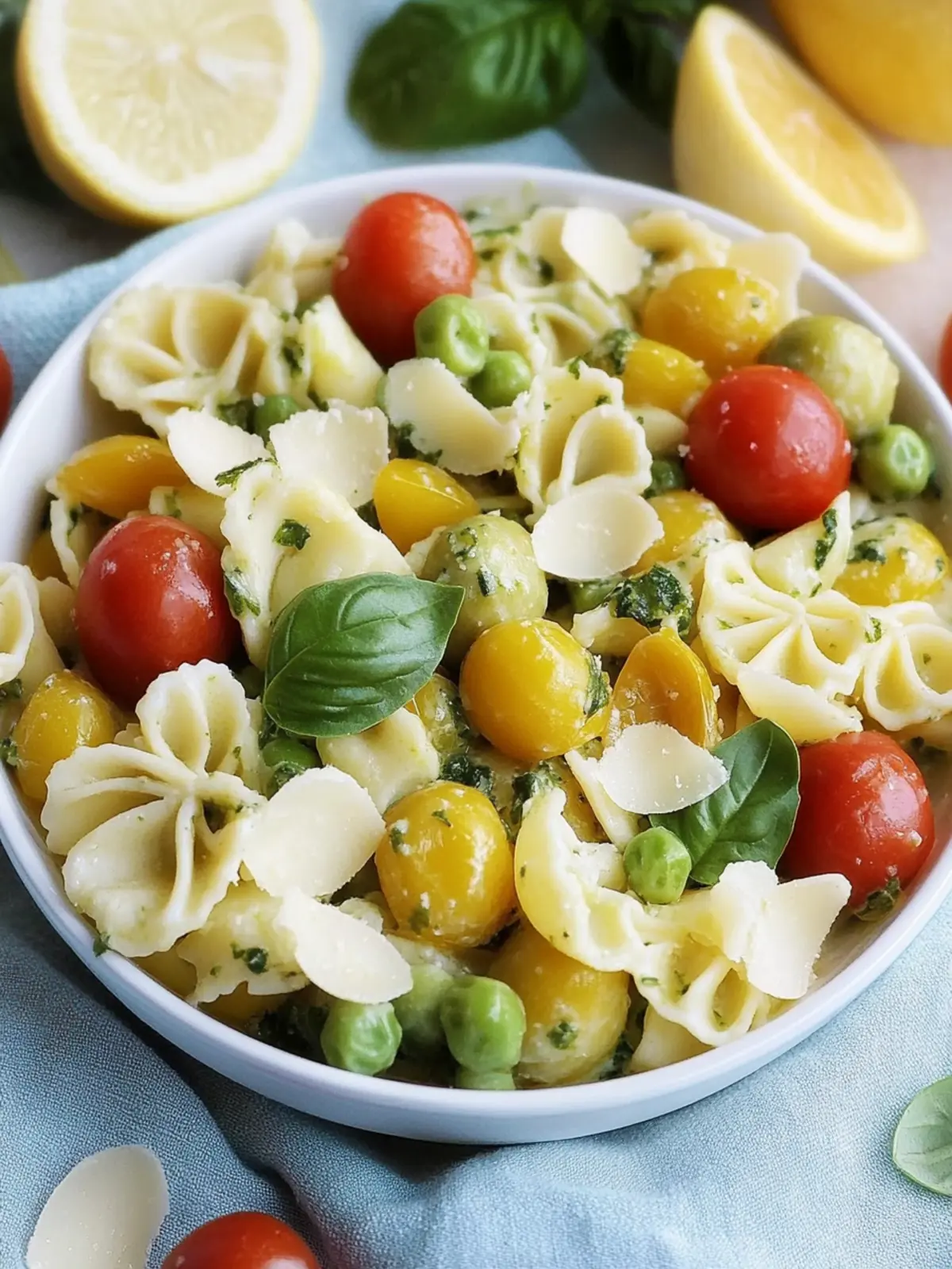 Nudelsalat mit Pesto