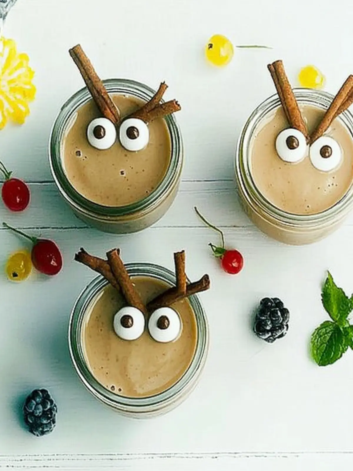 Weihnachtsdessert im Glas