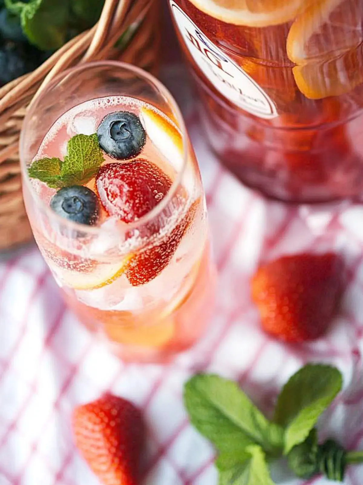 Pink Moscato Sangria