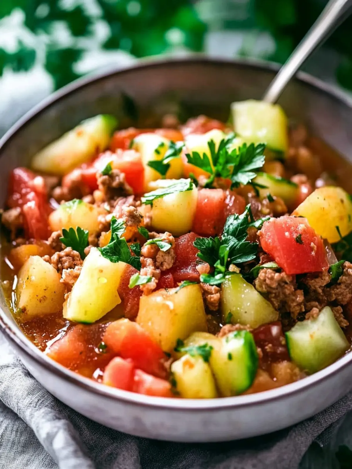Bauerntopf mit Hackfleisch und Kartoffeln