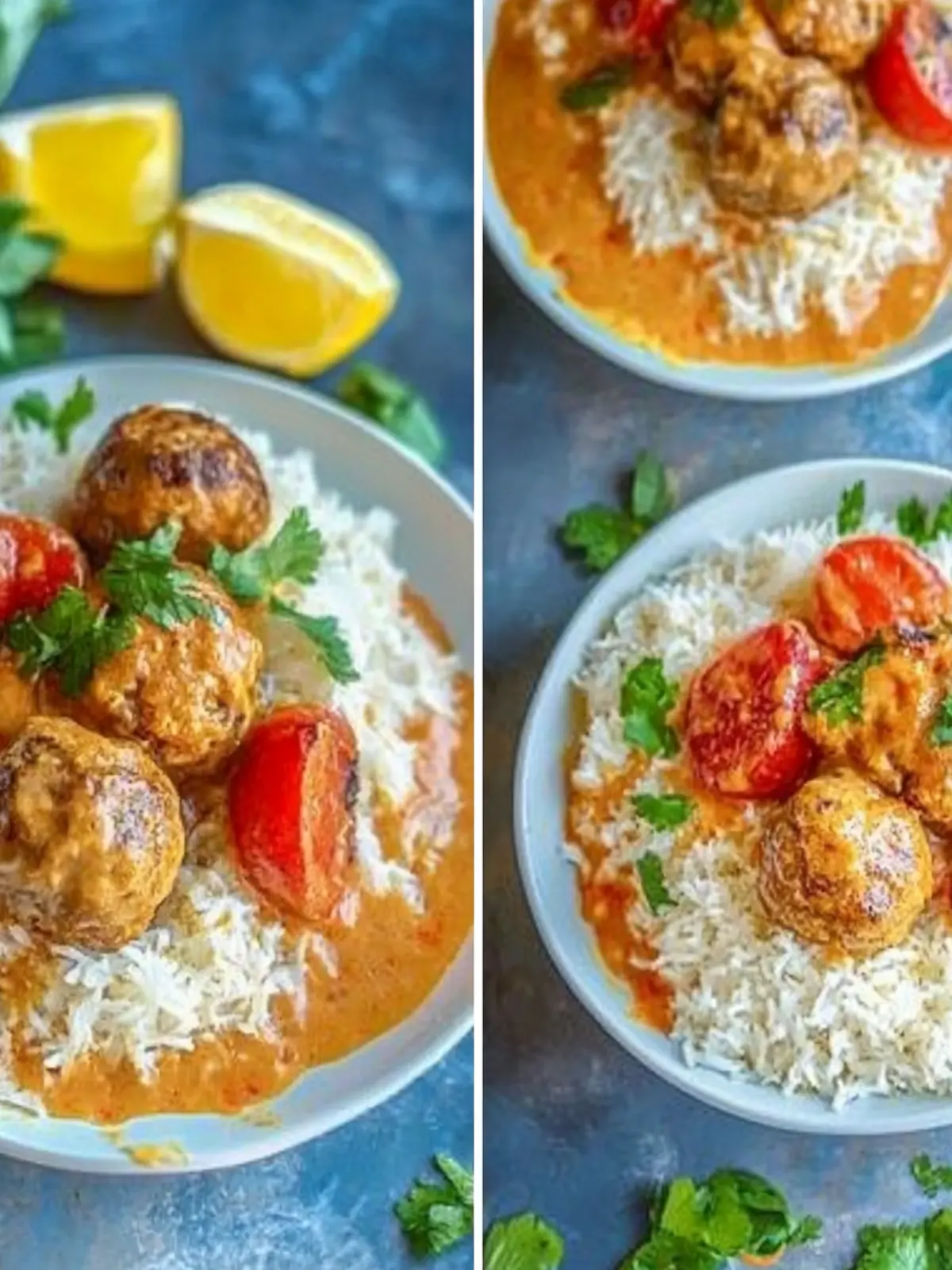 Hackbällchen in cremiger Paprikasauce